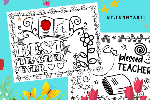 Download Teacher Appreciation Coloring Posters - Poster Collection