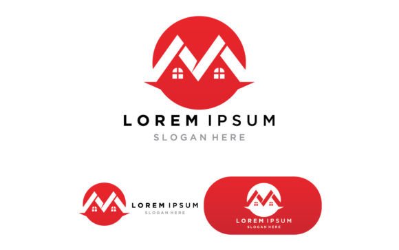 Download M Initial Home House Logo - Premium Resources