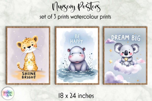 Download Safari Nursery Posters, Motivational Art - Poster Collection