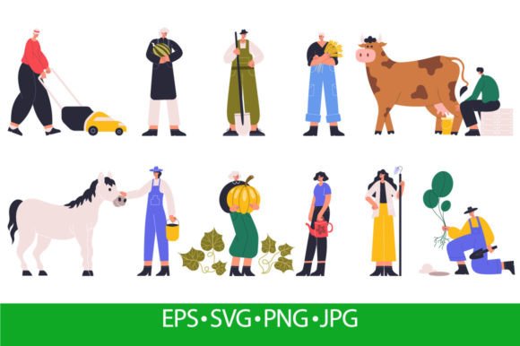 Download Agricultural Workers, Farmers Working - Premium Resources