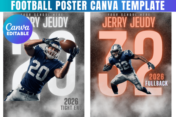 Download Football Poster Canva Template - Poster Collection